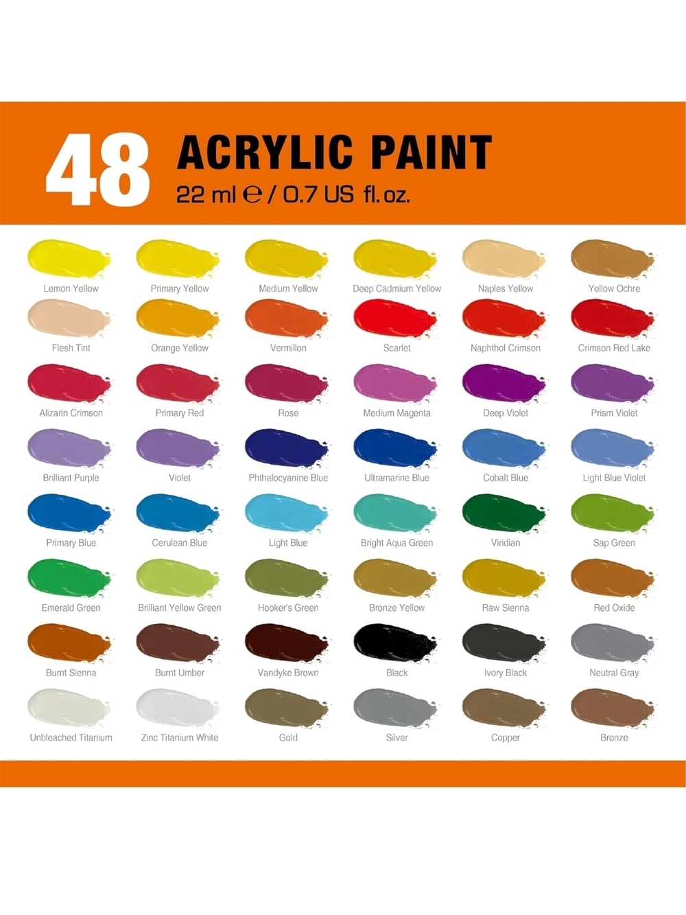 Artbreezing 48 Colors Finish Type Gloss Size 0.7 Fl Oz - Picture 3 of 6